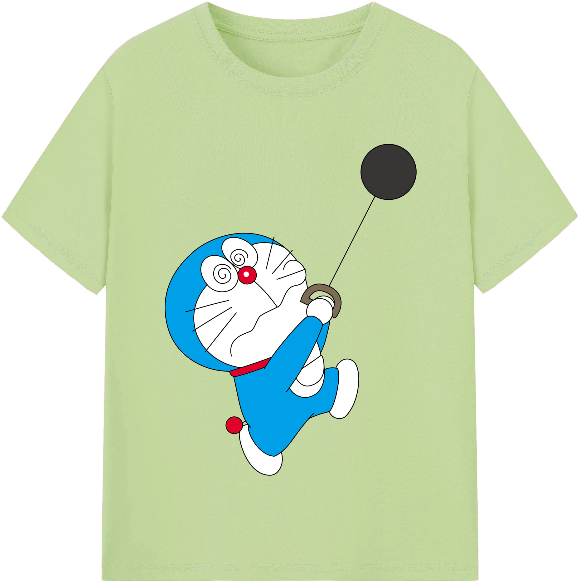 （画像用） ドラえもん Doraemon 綿100％半袖Tシャツ（フロントプリント）